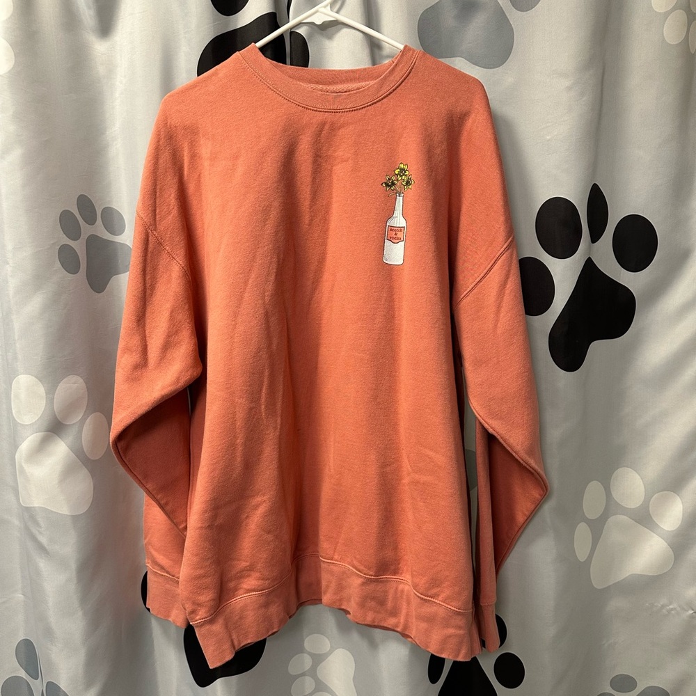 Maia Knight "Scotch and Vodka" Crewneck, Size 2XL, Used, Small stain in pictures